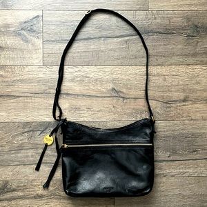 Margot Black Leather Purse